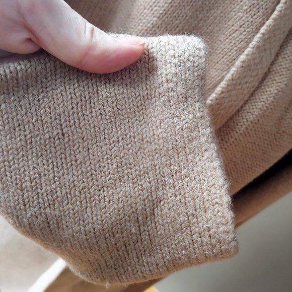 [SOLD] Babaton Thackeray Sweater Cardigan Coatigan Constant Camel - Picture 12 of 16